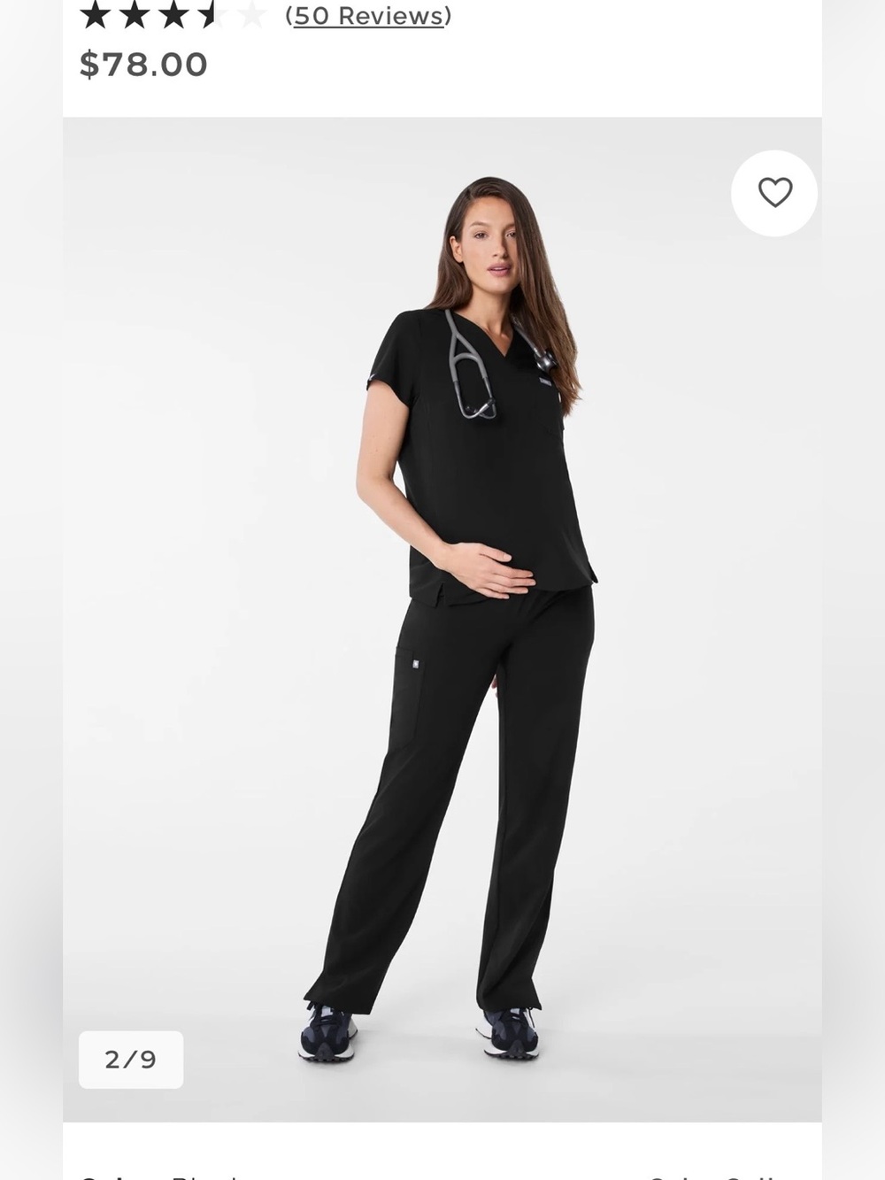 Figs Maternity Scrub Pant - small/tall